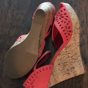 Shoes - Salmon Wedge Size 13 Shoes - Salmon Wedge Size 13